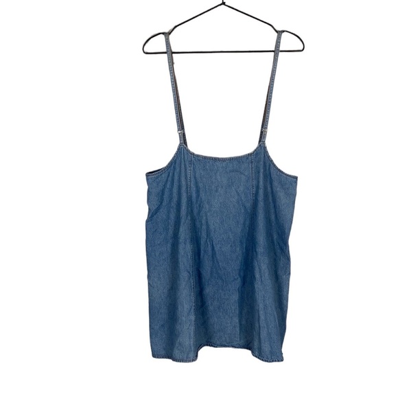 SUSPENDERS DENIM SKIRT main image 1